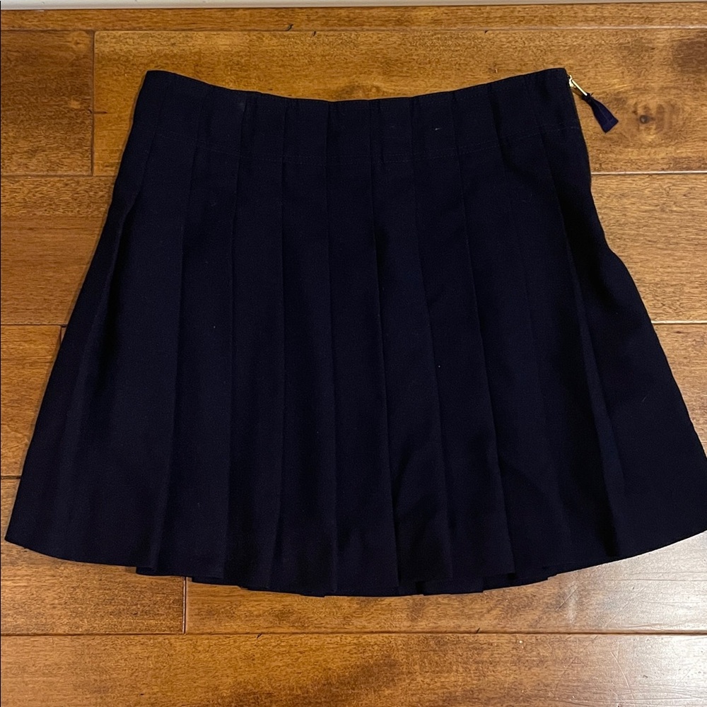 Girl’s Crewcuts Navy A-Line Uniform Pleated Skirt